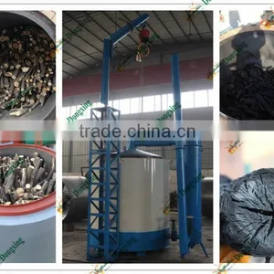 Airflow Hoist Type Wood Charcoal Coconut Shell Carbonization Stove thumbnail-2