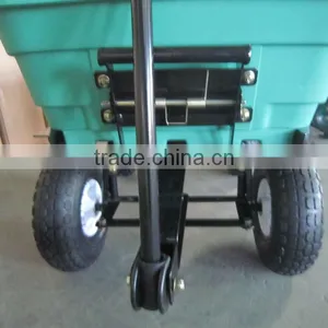 TC2145 Four Wheel Tipcart, Plastic Dump Cart, Garden Cart thumbnail-3