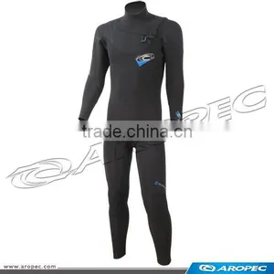 3/2mm Zipperless Fullsuit Surfing Neoprene Wetsuits for Men thumbnail-1