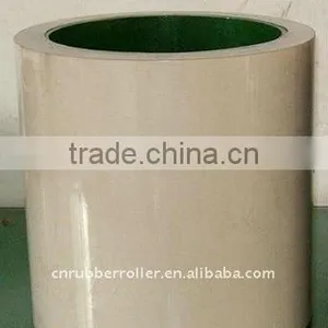 8" White Rice Husk Rubber Roller thumbnail-2