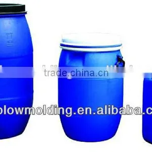 OEM BLOW MOLGING 120L Chemical Plastic Barrels HDPE Chemical Drum thumbnail-2