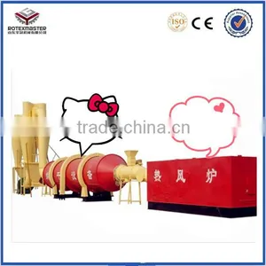 Sawdust Drying Machine / Rotary Dryer Machine for Wood Chips thumbnail-1