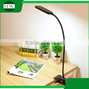 Plastic Portable Target Adjustable Usb Charging Charge Foldable Collapsible Folding Led Clamp Clip Work Reading Book Light Lamp thumbnail-1