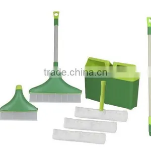 Greenwell 1 China Wholesale Silicone Long Handled Window Cleaning Brush thumbnail-2