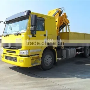 Sinotruk HOWO Mounted Crane Loading 30T Sinotruk Cargo Truck With Mounted Crane thumbnail-2