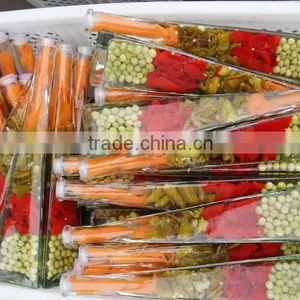 Triangle Glass Flower Vase,beverage Bottle(HLTH-019) thumbnail-2
