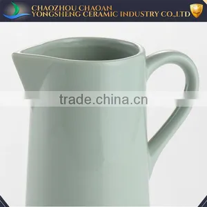 Hot Sale Glazed Ceramic House Water Pitcher for Bathroom thumbnail-2