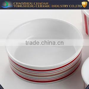 Wholesale Ceramic Modern Decal Dog Bowl for Manufacturer's Promotion thumbnail-4