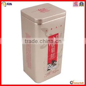 Customed Rectangle Tea Packaging Tin Canister thumbnail-3