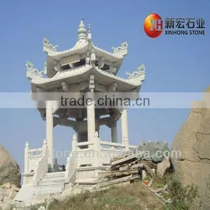Chinese Outdoor Stone Pavilion thumbnail-1
