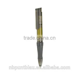 Ballpoint Pens in Plastic Case With Memo Stickers and Rubber Grip thumbnail-1