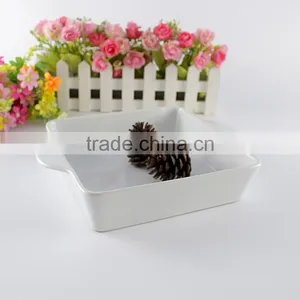 Hospitality Hotel Supply Ceramic Baking Dish Custom Logo Bakeware thumbnail-2