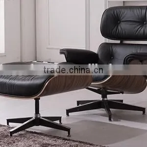 Replica Lounge Chair With Bentwood/rosewood/walnut Wood thumbnail-1