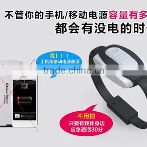 For IOS Android Bracelet USB Data Cable With Cigarette Lighter Function thumbnail-5