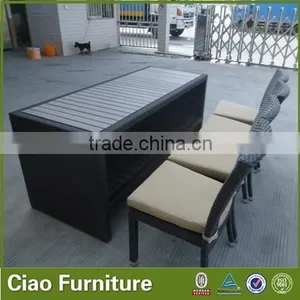 Outdoor Furniture Lazy Susan High End Outdoor Wicker Rattan Bar Furniture thumbnail-3