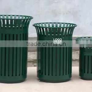 Arlau Outdoor Park Metal Bin Steel With Outdoor thumbnail-4