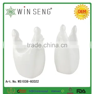 Ceramic Chicken Salt and Pepper Shakers , Chicken Salt and Pepper Shaker thumbnail-1