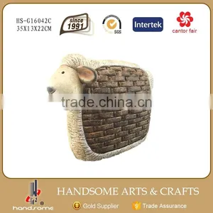 Four Season Garden Statues Ceramic Garden Animal Sheep Figurine thumbnail-1