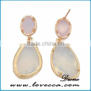 Fashionable Drop Earings Gold Dangle Earrings Stud Earrings for Girls thumbnail-6