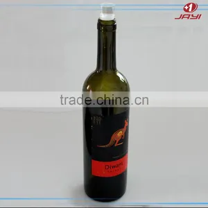 China Wholesale Personalize Fancy Crystal Clear Plastic Lucite Acrylic Wine Stopper thumbnail-4