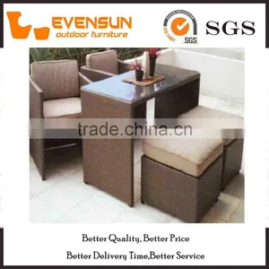 Simple Style Wicker Bar Stools Table And Chair thumbnail-1