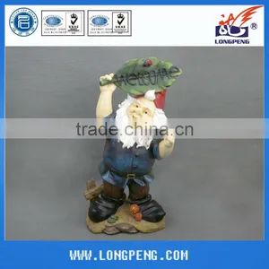 Polyresin Garden Dwarfs,Resin Garden The Seven Dwarfs,Rein Gnome Statues for Garden Decor thumbnail-1