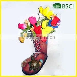 YS10689 Cute Metal Boot Planter Handicraft thumbnail-1