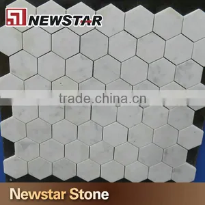 Newstar Bathroom Wall Mosaic Natural Stone Marble Mosaic Tile thumbnail-2