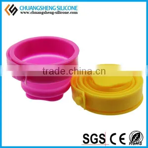 Daily Necessory Folding Cup, Silicone Foldable Mug, Multifunctional Container thumbnail-6