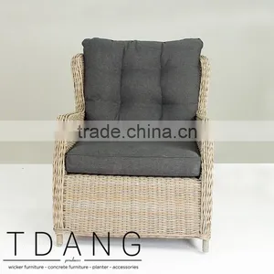 Driago Wicker Lounge Chair - Luxury Outdoor Wicker Furniture thumbnail-2