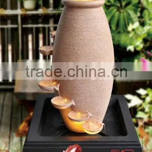 Resin Water Decoration,resin Water Fountain With Led Light thumbnail-2