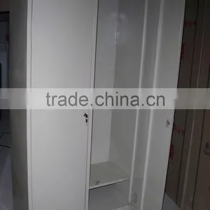 High Quality Cold Rolled Steel Two-door Locker/closet/ Wardrobe for Storgae thumbnail-2