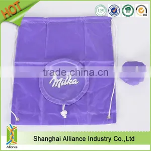 Round Shape Foldable Gym Sack Drawstring Bag(TM-CDR-233) thumbnail-2