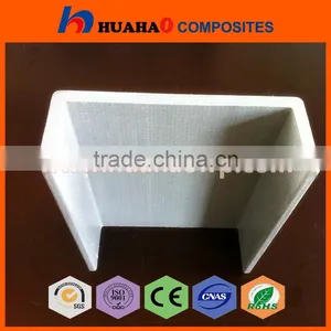 FRP U Channels,Hot Selling Flexible Durable Pultruded Professional Manufacturer FRP U Channels thumbnail-1