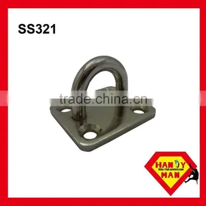 SS8040 Industrial Protective Safety Stainless Steel 304 Round Base Eye Plates thumbnail-2