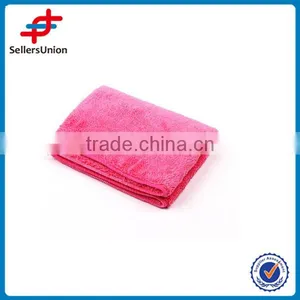 Wholesale Soft Pink Microfibre Coral Fleece Towel For Car Cleaning thumbnail-1