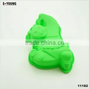 11182 Bear Shape Silicone Chocolate Mould,soap Mold,diy Cake Mould thumbnail-1