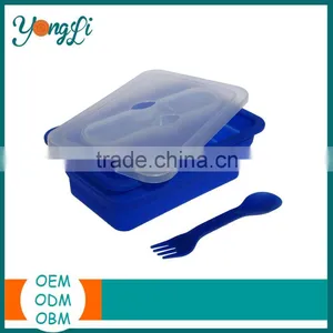 Make Of 100% Silicone Food Packaging Lunch Box thumbnail-2