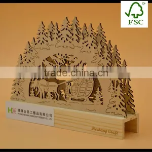 Custom Wooden Frame Christmas Light Box thumbnail-5