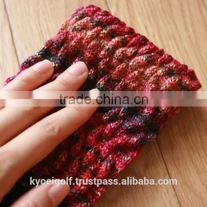 Super Warm Leg Warmer, Colorful and Silk Mix Inner Layer, Made in Japan thumbnail-6
