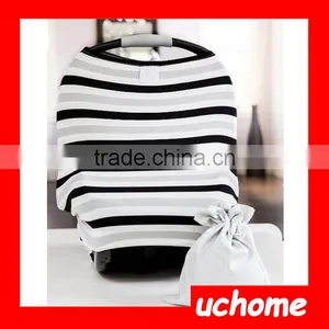 UCHOME Stretchy Nursing Cover Infant Car Seat Canopy Baby Car Seat Cover thumbnail-3