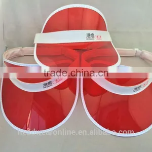 Custom Fashion Cheap Colorful PVC Sun Visor Hat thumbnail-4