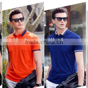 100% Cotton Pique Custom Polo Shirt Blank Golf T-shirt Short Sleeve Mens Polo t Shirt thumbnail-1