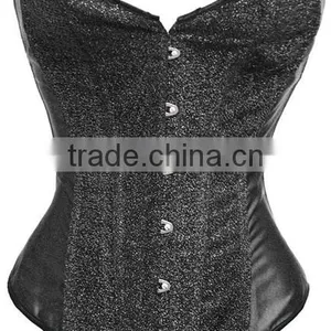 New Feeling Whole Sale Cheap Halloween Hot Sale Mature Women Burlesque Waist Cincher Corset Purple Red Green Golden Blue Color thumbnail-4