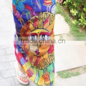 Indian Vintage Silk Saree Wrap Skirt/Simmias Beach Skirt thumbnail-3