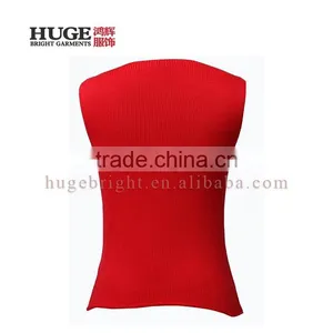 Competitive Price Sleevesless Women'S V Neck Sweater Vest thumbnail-2