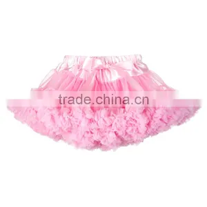 Pink Girl Tutu Skirt Childrens Boutique Clothes Wholesale Price Pettiskirt Wedding Dress For thumbnail-1