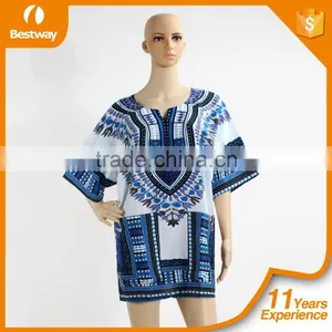 Bestway Dashiki Lady Shirt Dashiki Shirt African Dashiki Top DT007 thumbnail-3