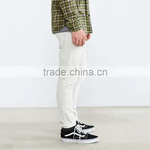White Plain Ripped Jeans 2016 Men Washed Cheap Wholesale China thumbnail-3