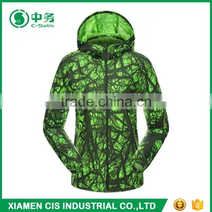 Wholesale Ultra Light Outdoor Suit Unisex Camo Printing Skin Jacket thumbnail-1